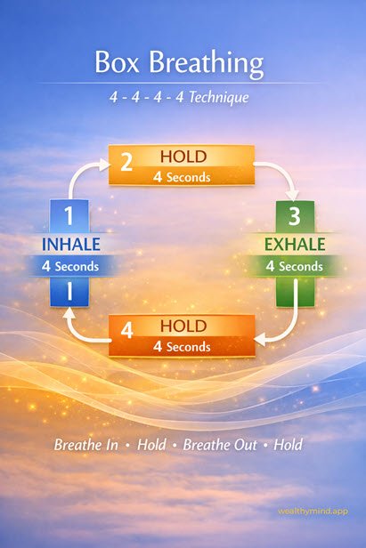 Box Breathing (4-4-4-4)