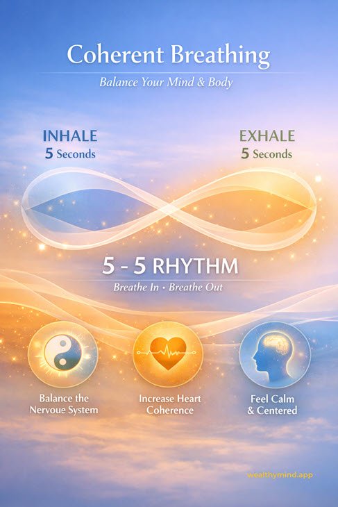 Coherent Breathing (5–6 breaths per minute)