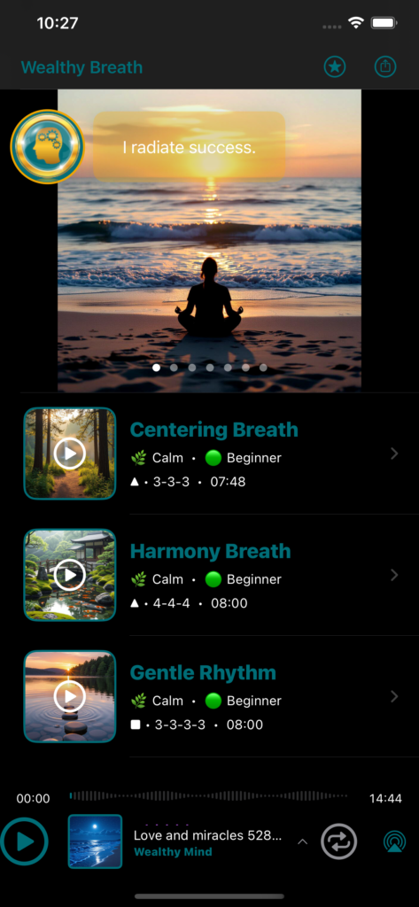 Wealthy Breath App