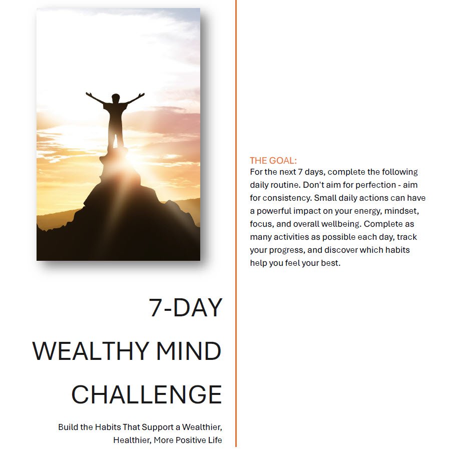 7-Day Wealthy Mind Challenge printable PDF
